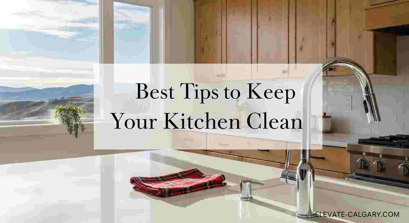 best tips keep kitchen clean