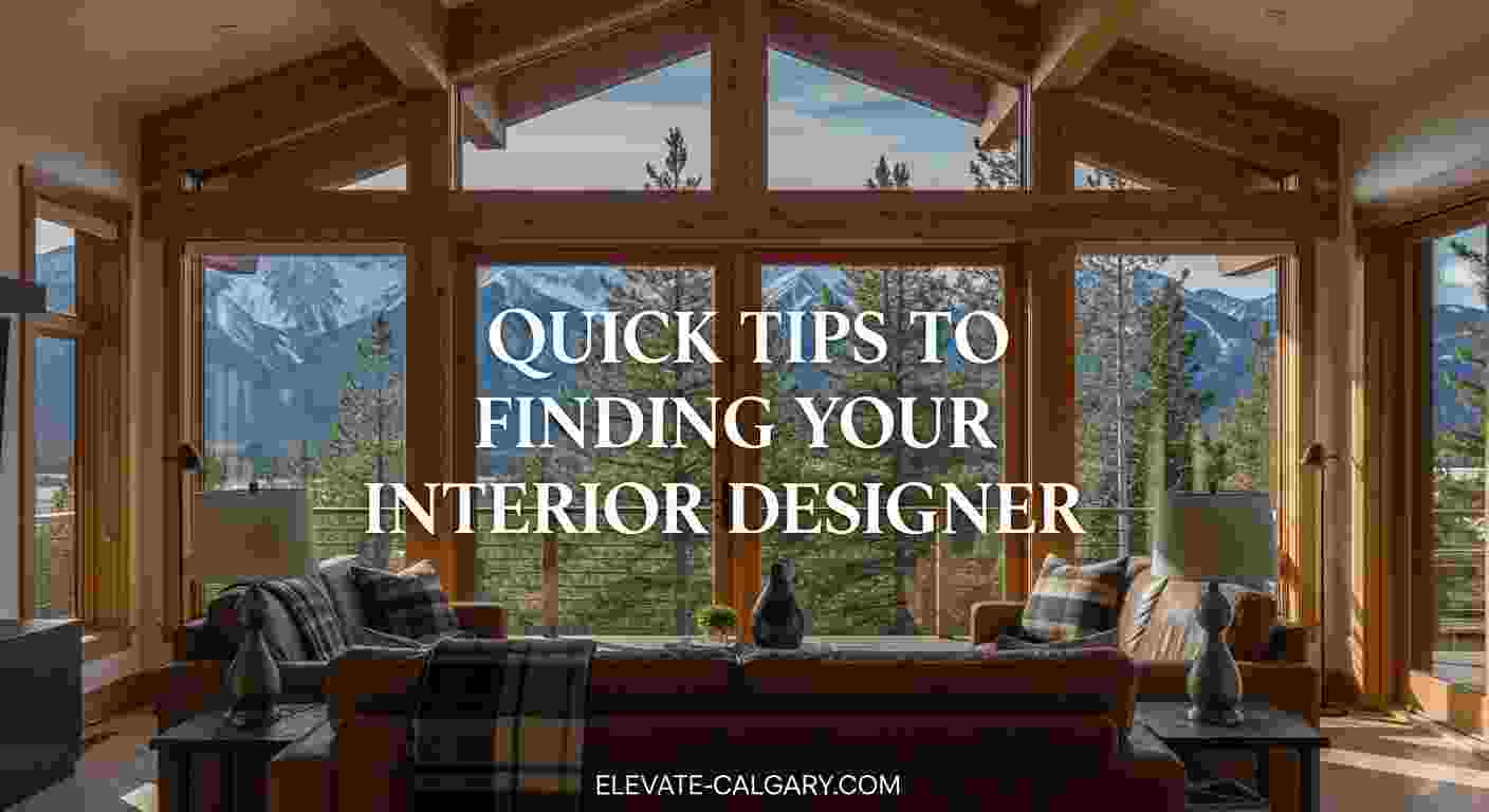 finding interior designer tips
