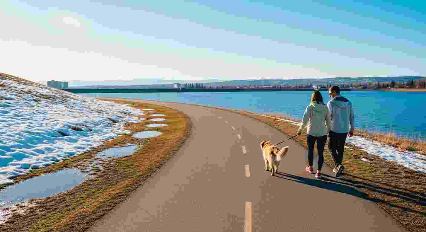 glenmore reservoir pathway conditions spring