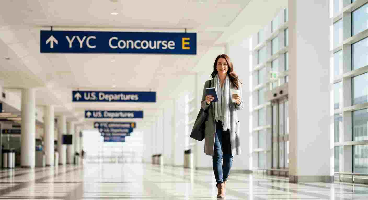 flying to us from calgary tips