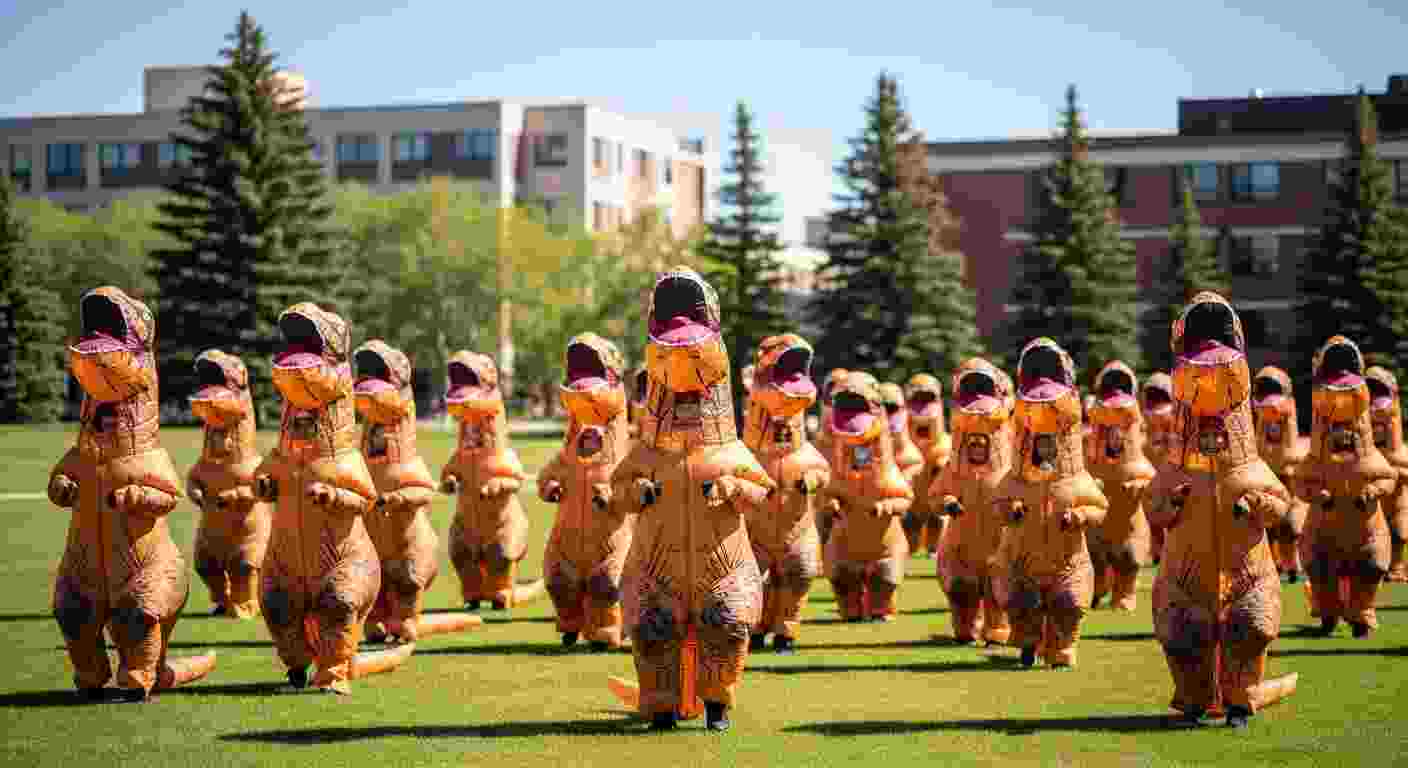 ucalgary t rex world record event