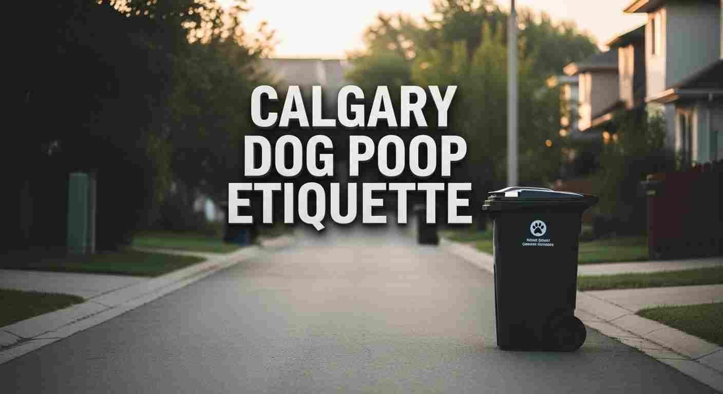 calgary dog poop black cart debate