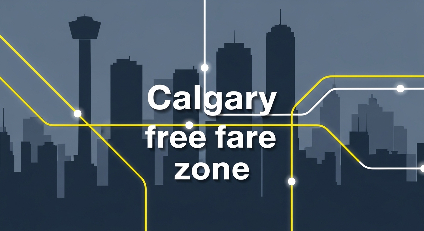 downtown calgary ctrain free fare zone guide